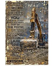 Excavator Today Is A Good Day 11x17 Poster front