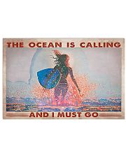 Surfing - The Ocean Is Calling And I Must Go 17x11 Poster front