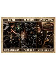 Mechanic I'm An Auto Mechanic 17x11 Poster front