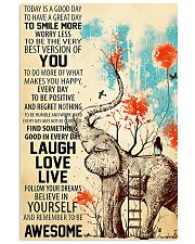 Elephants Remember To be Awesome 11x17 Poster front