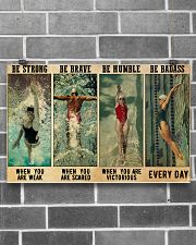 Swimmers Be Humble When You Are Victorious 17x11 Poster poster-landscape-17x11-lifestyle-18