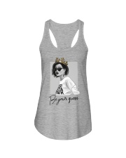 Black Queen Be Your Queen Ladies Flowy Tank tile