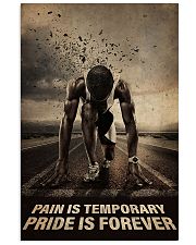 Running - Pain Is Temporary Pride Is Forever 11x17 Poster front
