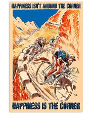 Cycling Happiness Is The Corner 11x17 Poster front