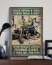 Mechanic A Boy Who Really Loved Fixing Cars 11x17 Poster lifestyle-poster-2