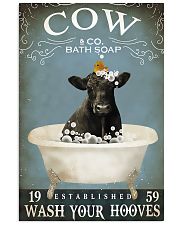 Cow Bath Soap Established Wash Your Hooves 11x17 Poster front