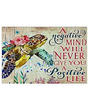 Positive Life Turtle 17x11 Poster front