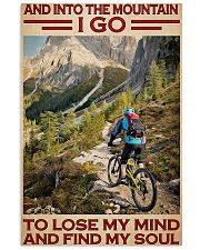 Into Mountain Cycling 11x17 Poster front