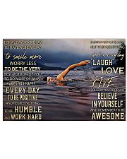 Swimming - Today Is A Good Day To Have A Great Day 17x11 Poster front