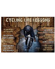 Cycling Life Lessons 36x24 Poster front