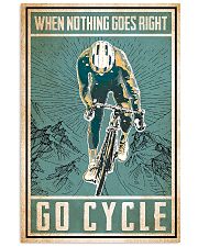 Go Cycle Cycling 11x17 Poster front