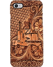 Truck Driver The Truck Wood Carving Art Phone Case i-phone-7-case