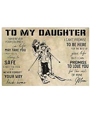 Skiing To My Daughter 17x11 Poster front