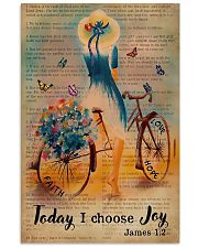 Cycling Today I Choose Joy 11x17 Poster front