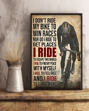 I Ride Cycling 11x17 Poster lifestyle-poster-3