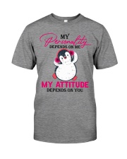 Penguin - My Attitude Depends On You Premium Fit Mens Tee tile