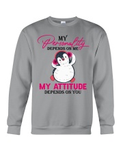 Penguin - My Attitude Depends On You Crewneck Sweatshirt tile
