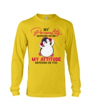 Penguin - My Attitude Depends On You Long Sleeve Tee tile