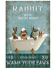 Rabbit Wash Your Paws 11x17 Poster front