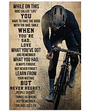 Cycling Never Regret 11x17 Poster front
