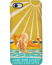 Swimming And She Lived Happily Ever After Phone Case i-phone-7-case