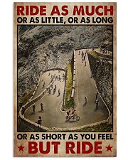 Cycling Ride As Much Or As Little 11x17 Poster front