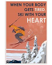 Skiing With Your Heart 11x17 Poster front