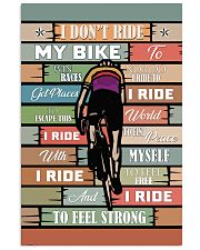 Cycling Ride My Bike 11x17 Poster front