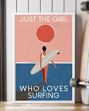 Surfing Just The Girl Who Loves Surfing 11x17 Poster lifestyle-poster-4