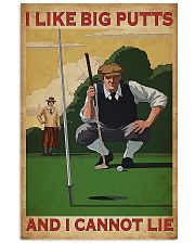 Golf I Like Big Putts And I Cannot Lie 11x17 Poster front