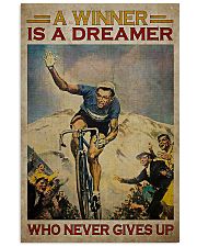 Cycling A Winner Is A Dreamer Who Never Gives Up 11x17 Poster front
