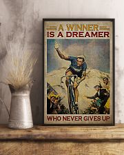 Cycling A Winner Is A Dreamer Who Never Gives Up 11x17 Poster lifestyle-poster-3