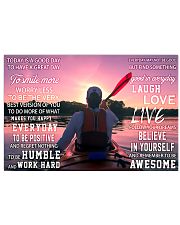 Kayaking Today Is A Good Day 17x11 Poster front