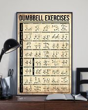 Fitness Dumbbell Exercises 11x17 Poster lifestyle-poster-2