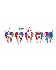 Dentist Endodontic Therapy Watercolor 17x11 Poster front