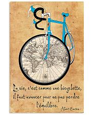 Cycling La Vie C'est Comme Faire Du Vélo 11x17 Poster front