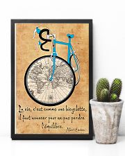 Cycling La Vie C'est Comme Faire Du Vélo 11x17 Poster lifestyle-poster-8