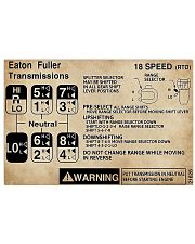Trucker - Warning Information 17x11 Poster front
