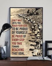 Cycling Don't Wait Until You Reach Your Goal 11x17 Poster lifestyle-poster-2