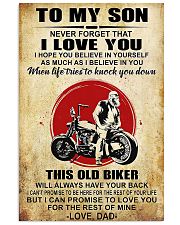 Motorcycle To My Son 11x17 Poster front