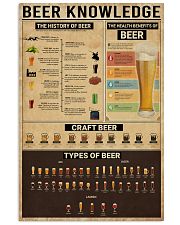 Bartender Beer Knowledge 11x17 Poster front