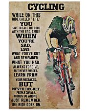 Cycling The Ride Goes On 11x17 Poster front