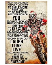 Motorcycle Today Is A Good Day 11x17 Poster front