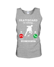 Skateboard Is Calling Unisex Tank tile
