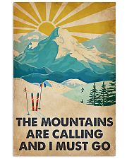 Mountains Calling Skiing 11x17 Poster front