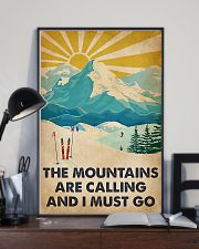 Mountains Calling Skiing 11x17 Poster lifestyle-poster-2