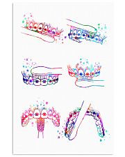 Dentist Watercolor Brush Teeth 11x17 Poster front