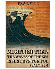 Surfing His Love For You Mightier Than The Waves 11x17 Poster front