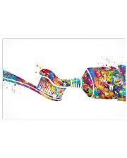Dentist Watercolor Toothpaste 17x11 Poster front