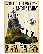 Hiking Put On Your Boots And Hike 11x17 Poster front
